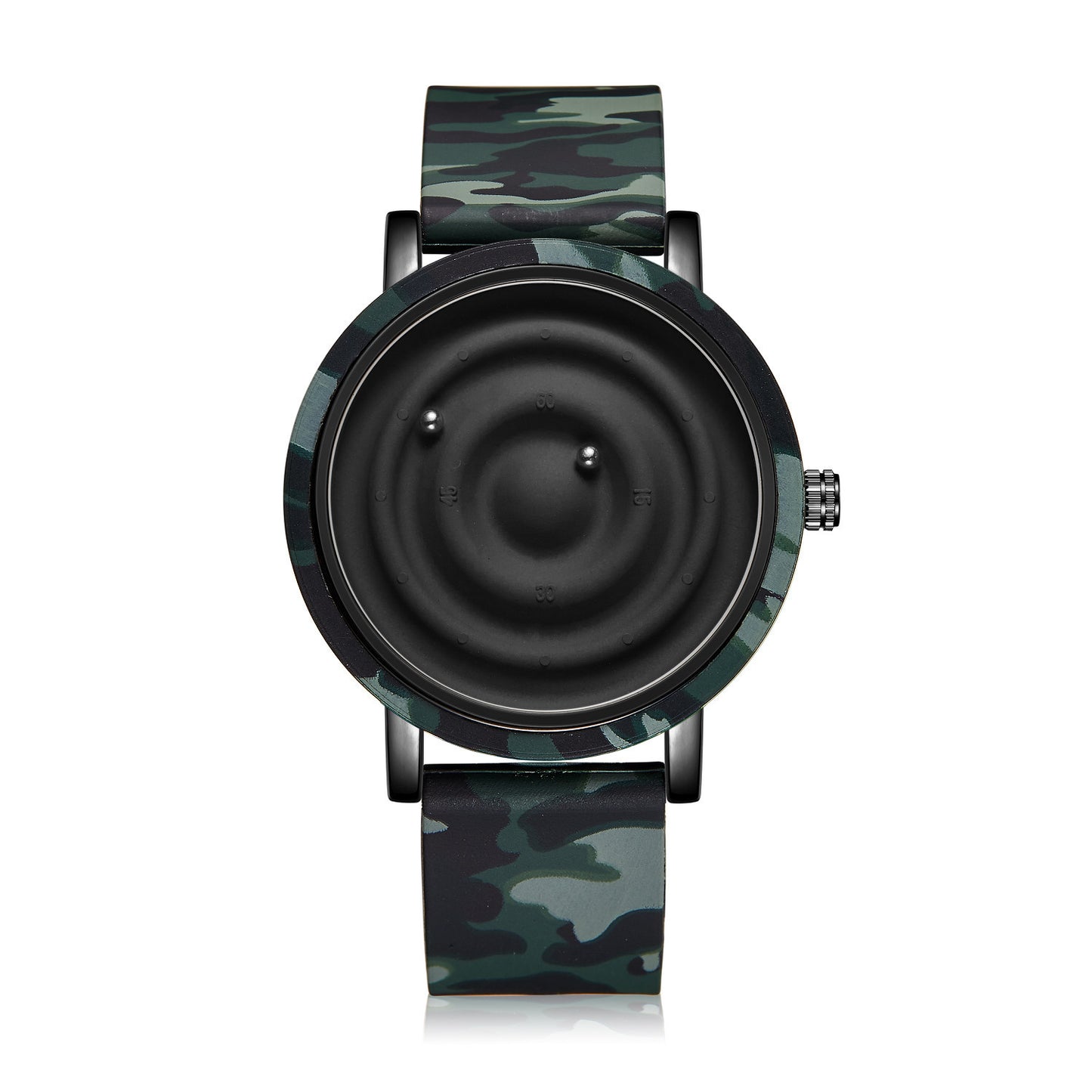 Fashion Silicone Watch Unisex Innovative Creative Trendy Floating Ball Watch
