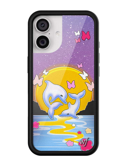 Dolphin Sunset iPhone Case