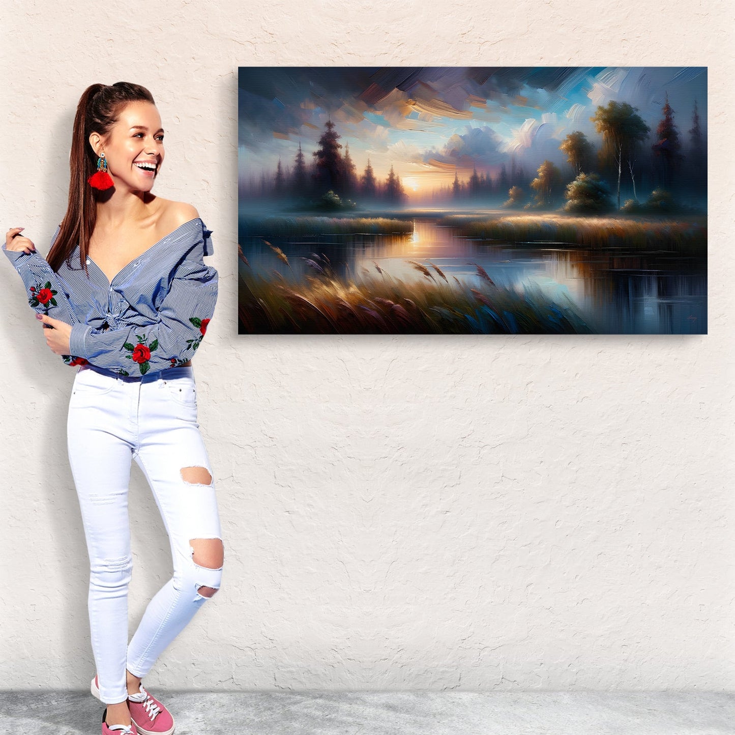 Canvas Print: "Dreaming Dusk"