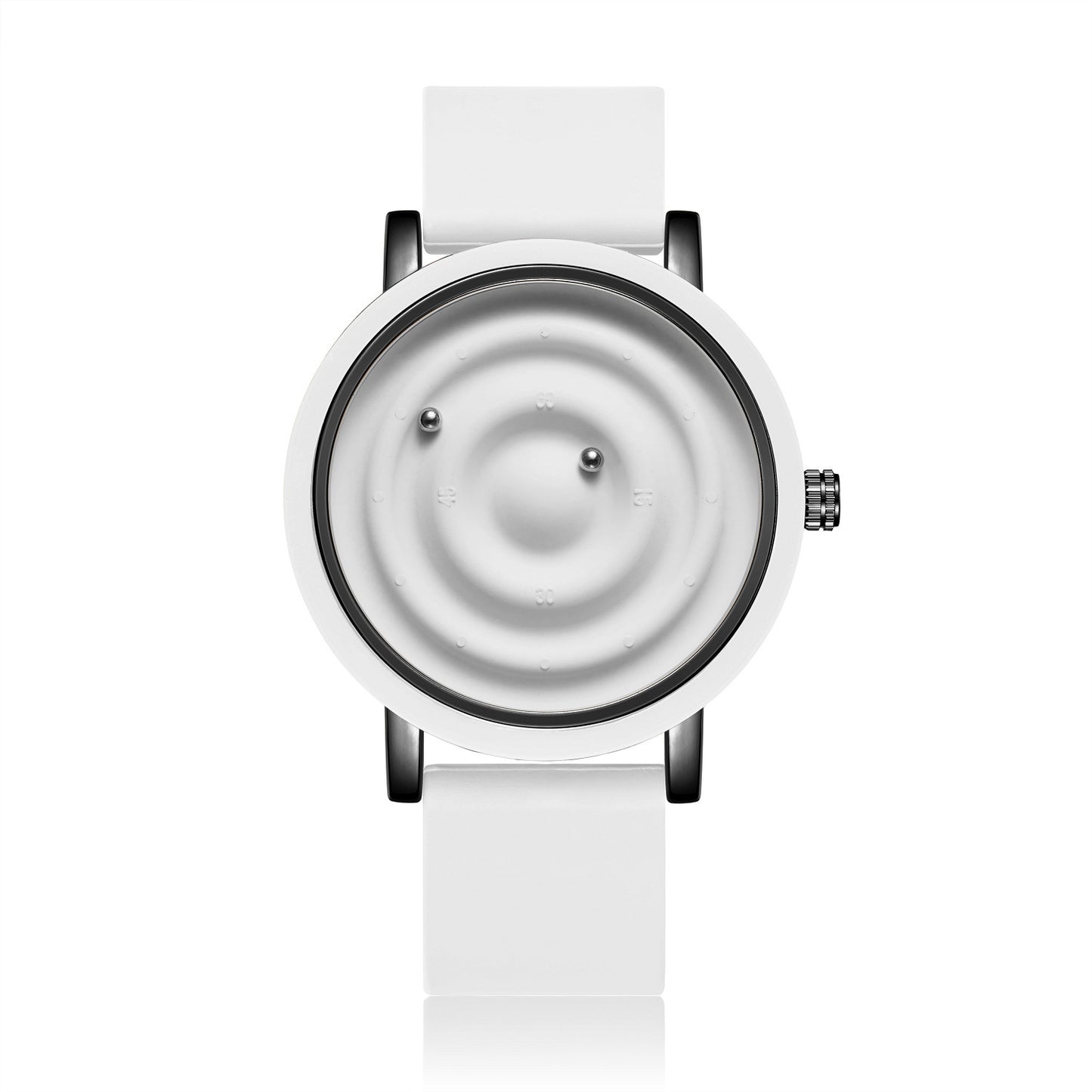 Fashion Silicone Watch Unisex Innovative Creative Trendy Floating Ball Watch