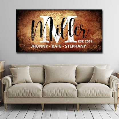 Family Last Name Sign