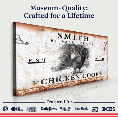 Chicken Coop Sign VI