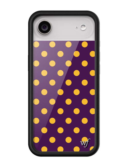 Polka Dot | Purple and Yellow iPhone Case