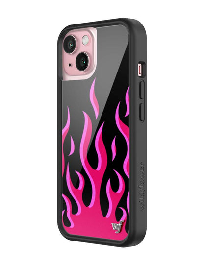 Flames | Black & Red iPhone Case