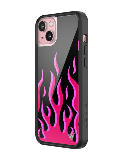 Flames | Black & Red iPhone Case