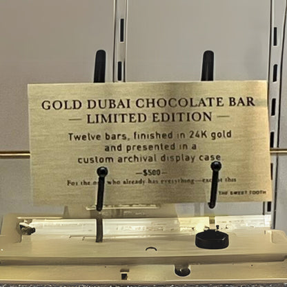 The 24k Gold Bullion Dubai Chocolate Set-Limited Edition