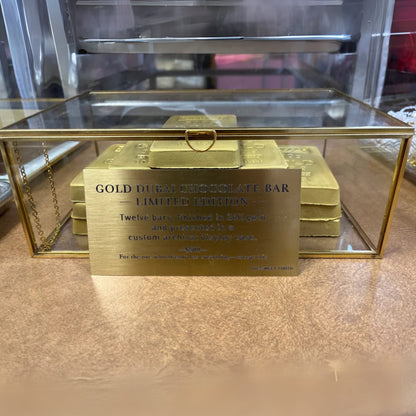 The 24k Gold Bullion Dubai Chocolate Set-Limited Edition