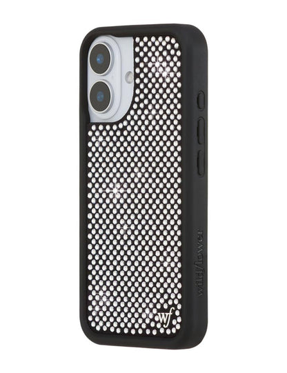 Rhinestone iPhone Case | White