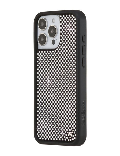 Rhinestone iPhone Case | White