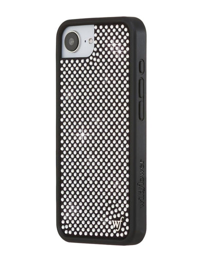 Rhinestone iPhone Case | White
