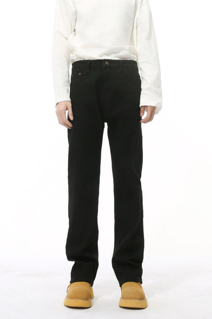 Mid Rise Jeans with Pockets