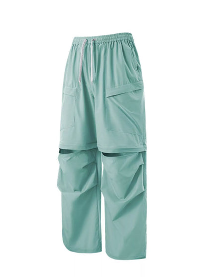 Men's Cargo Pants with Drawstring Waist