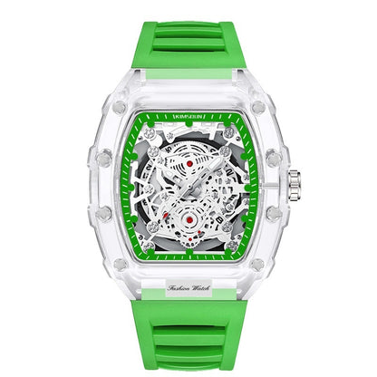 Wholesale Fashionable Transparent Mens Watches Waterproof Timepieces