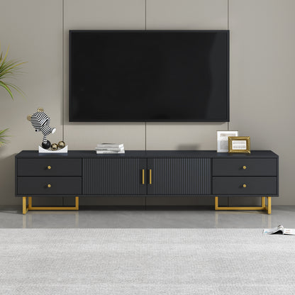 VIBE HAUS TV Stand For 65  Inch TV, Entertainment Center TV Media Console Table, Modern TV Stand With Storage, TV Console Cabinet Furniture For Living Room