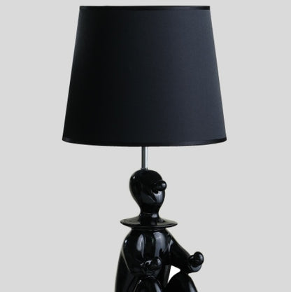 21.25  Black Modern Clown Phone Holder Resin Table Lamp