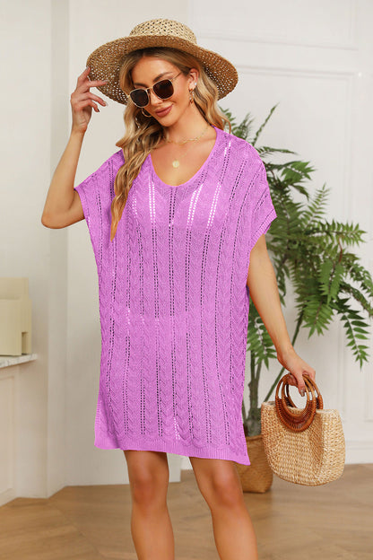 Sheer Knit Beach Cover Up