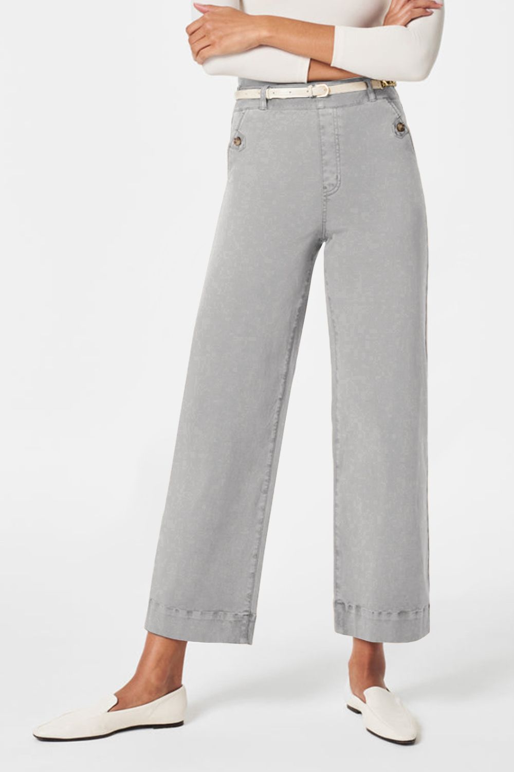 High Waist Jeans with Pockets