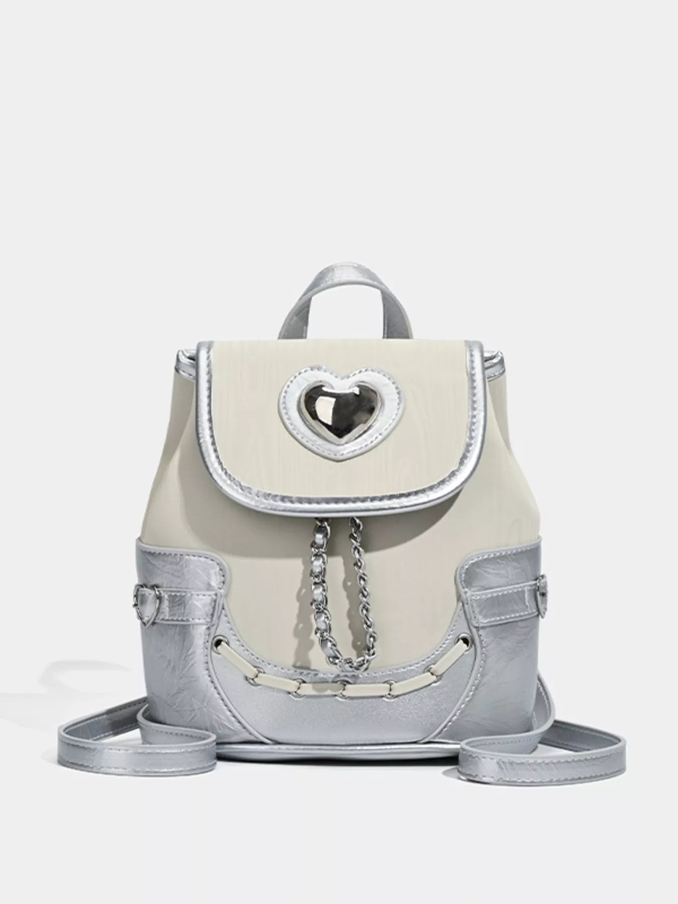 Heart Flap Backpack Bag