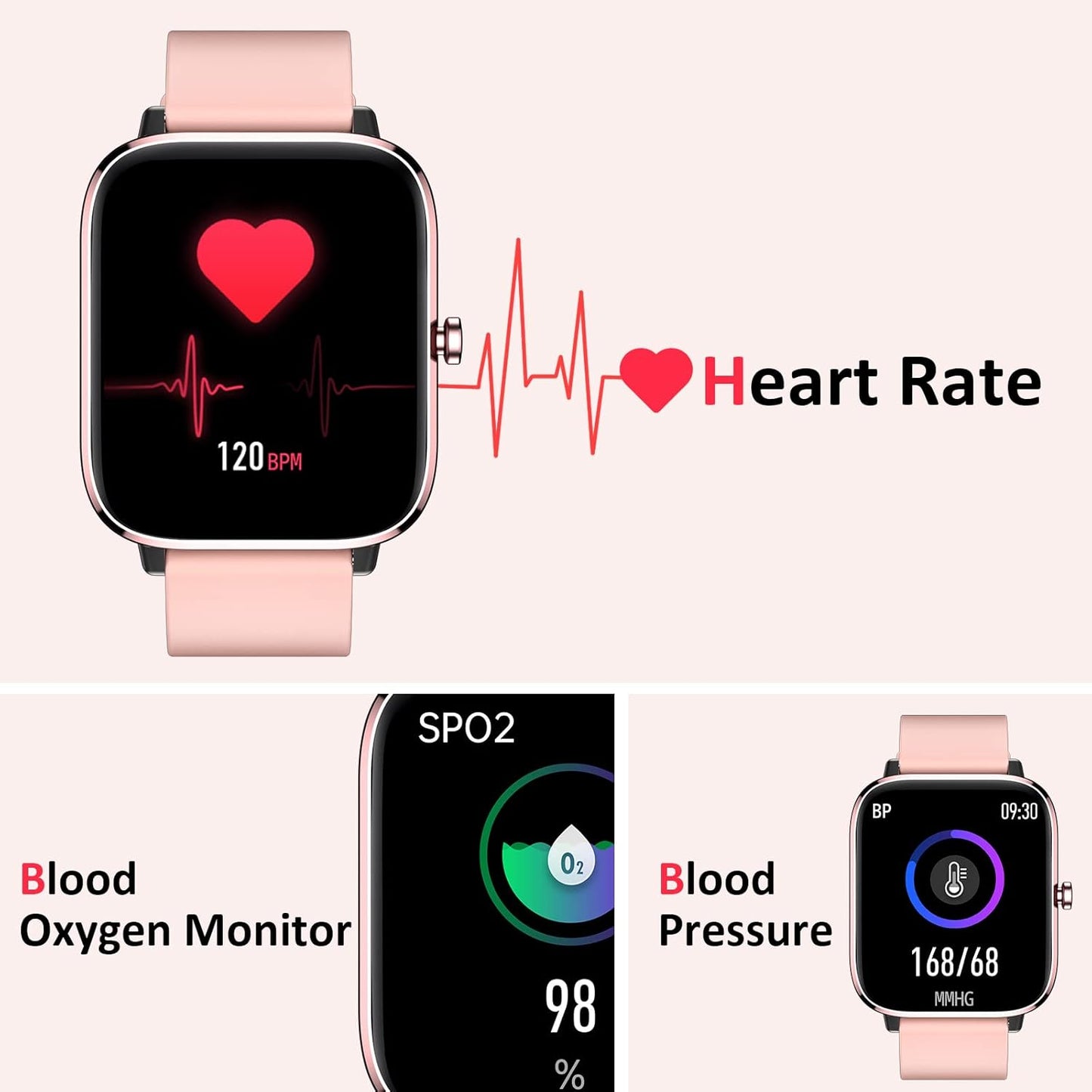 New Smartwatches Now On Sale, Featuring Message Alerts, Call Answering, Health Monitoring, Activity Tracking, Notification Reminders, And Fitness Functions.