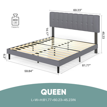 The Headboard Is Made Of Grey Sponge Soft Packaging, The Bed Board Is Wooden And The Bed Frame Is Iron
