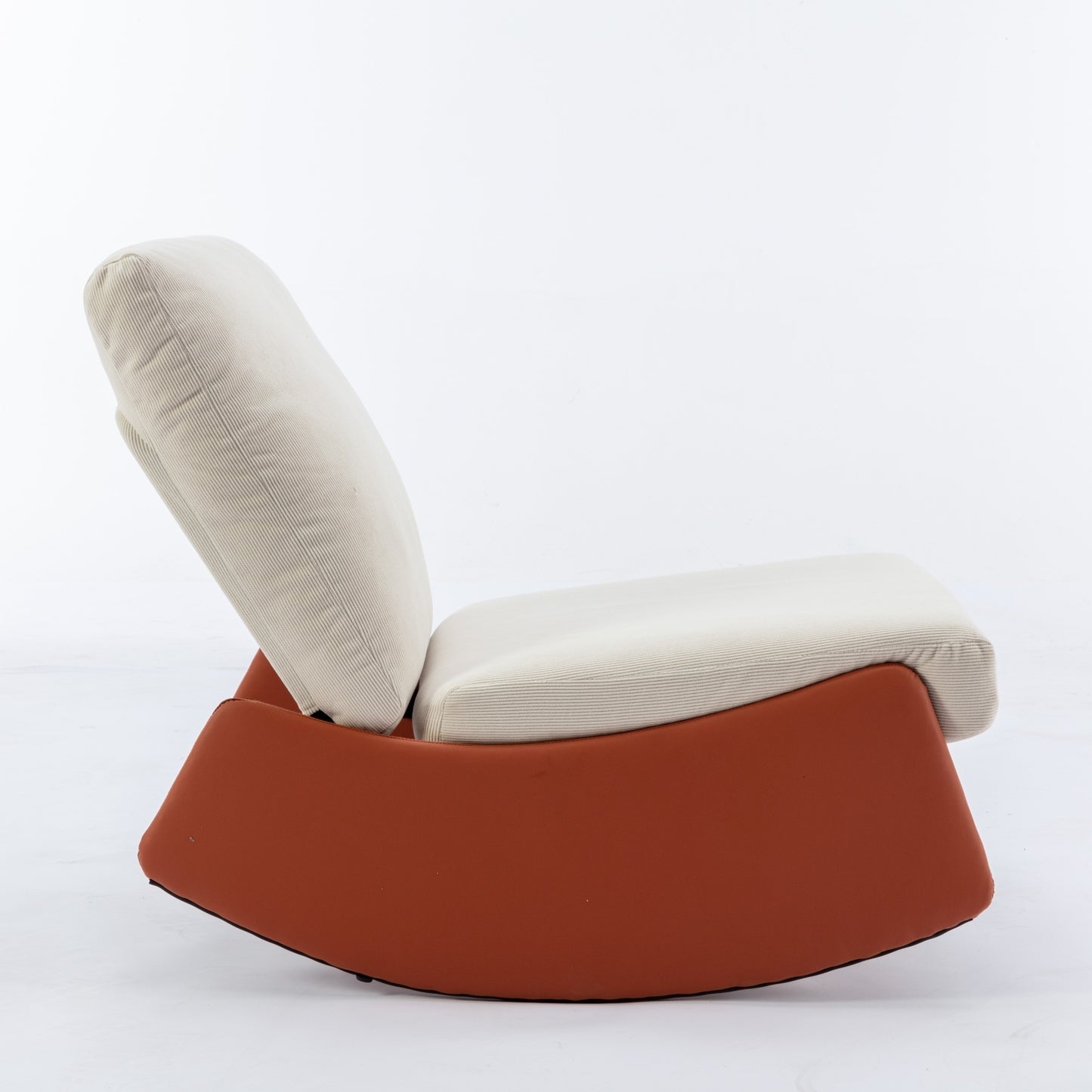 Modern Rocking Chair Recliner, Comfy Rocker Nursery Chair With Footrest, Accent Reading Chair, Uphol
