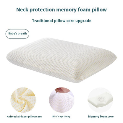 Memory Foam Slow Rebound Cervical Spine Neck Support Household Memory Pillow