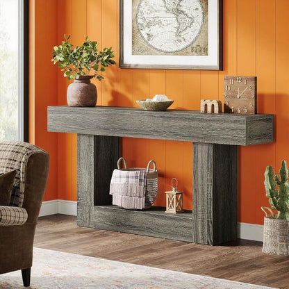 Console Table Entryway Table Long Wood Sofa Table