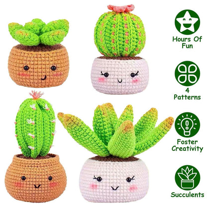 Crochet Kit for Beginners DIY Knitting Supplies
