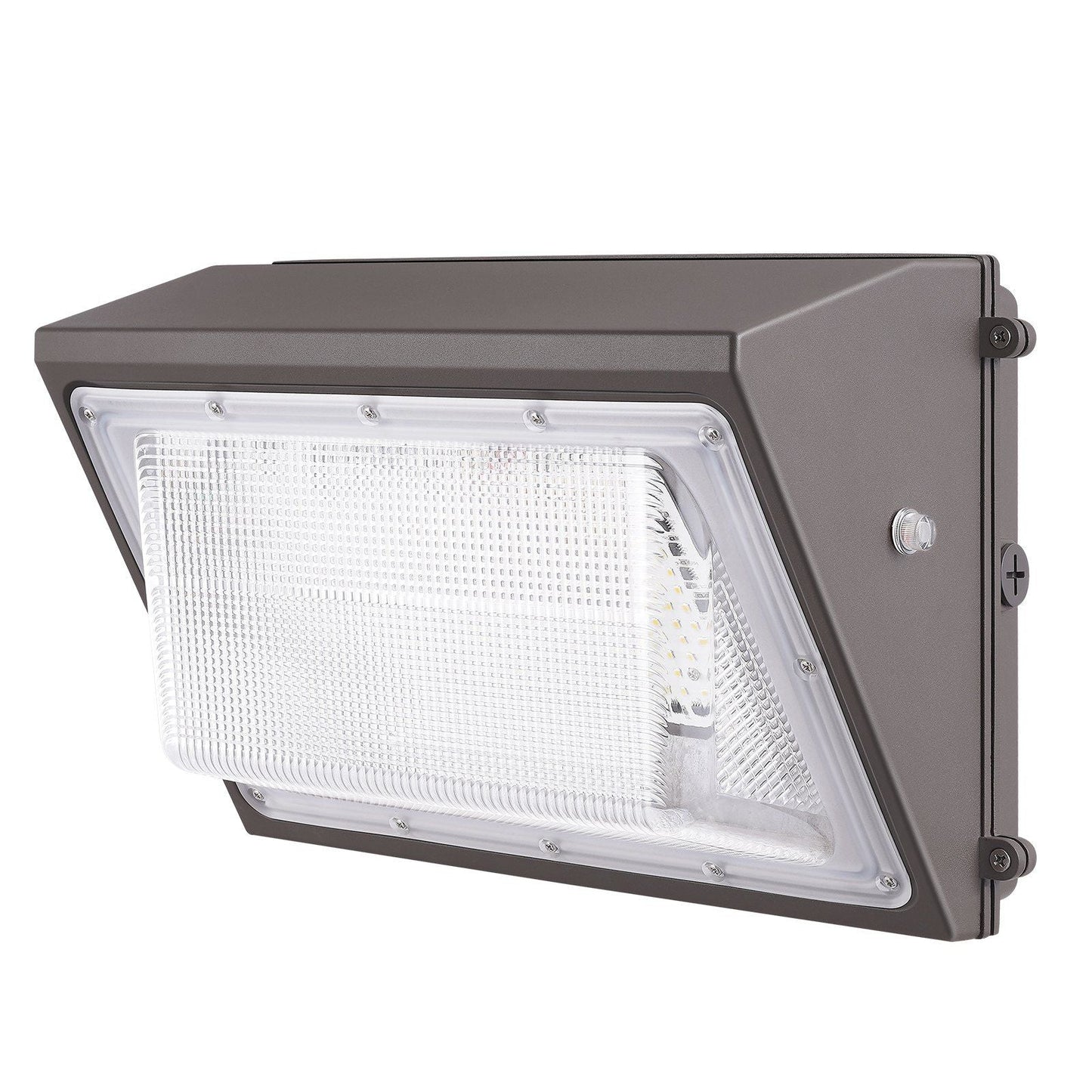 LED Wall Pack Lights, 120W 11000LM, 5000K Commercial Outdoor Lights Security Lighting Fixture, with Intelligent Light Sensing 240 LED beads Energy Saving for Garages Yards, IP65 Waterproof