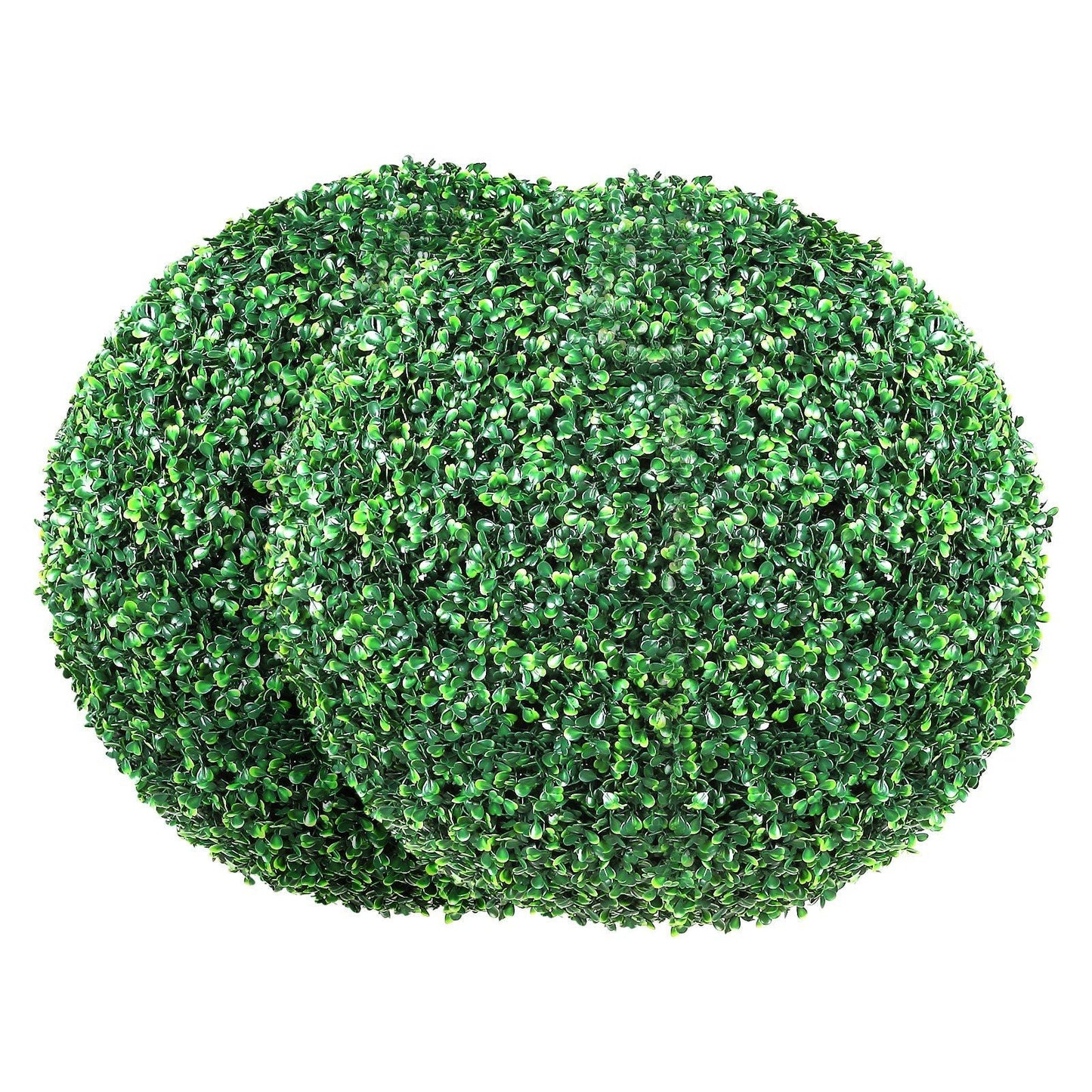 Artificial Topiaries Boxwood Trees, 16' Tall (2 Pieces), Ball-Shape Faux Topiaries Plant, All-year Green Feaux Plant Decorative Balls for Backyard, Balcony,Garden, Wedding and Home Décor