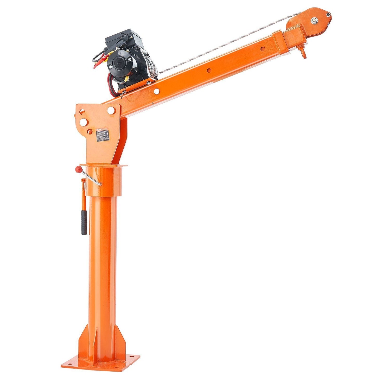 Electric Pickup Truck Crane Hoist Crane 2200 lbs 360° Swivel Hoist Lift