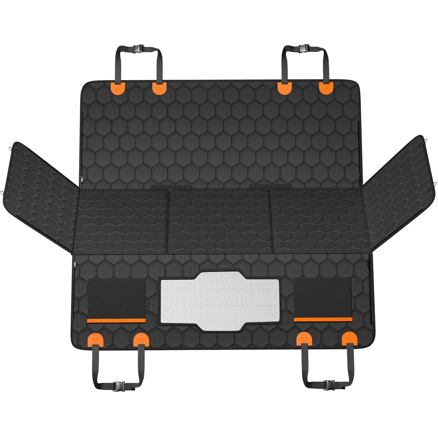 54 x 25.6 in Dog Car Seat Cover for Back Seat Waterproof 600D for Cars