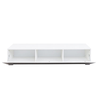 Modern Entertainment Center With Storage   Media Console For Living Room