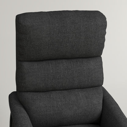 Power Lift Chair for Seniors, Electric Lift Recliner Chair with Remote Control, Side Pockets for Living Room, Black