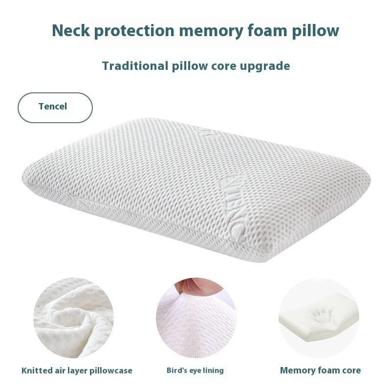 Memory Foam Slow Rebound Cervical Spine Neck Support Household Memory Pillow
