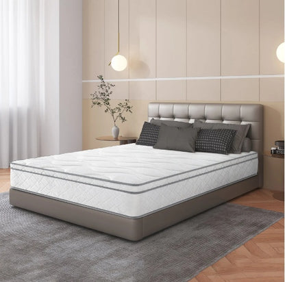 King Size Mattress,10 Inch Hybrid Mattress In A Box With Gel Memory Foam,Individually Wrapped Pocket Coils Innerspring For Breathable And Durable Support, Made In USA, CertiPUR-US Certified