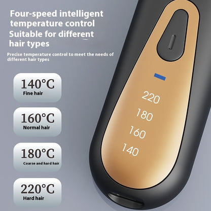 Anion Straight Comb Dual-use Lazy Hair Curler