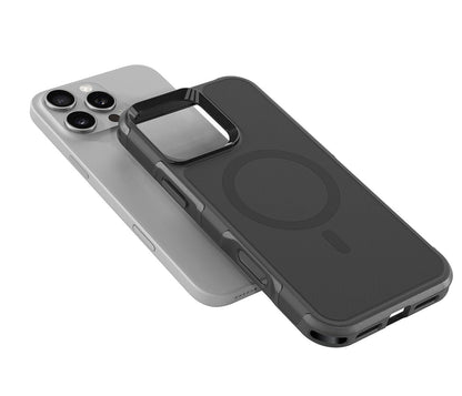 Dual Layer MagSafe Compatible Rugged Armor Protective Black Case made for iPhone 16 Pro