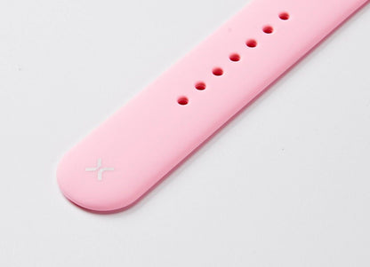 White Silicone Watch Band Made for Apple Watch - Large (42/44/45/49mm)