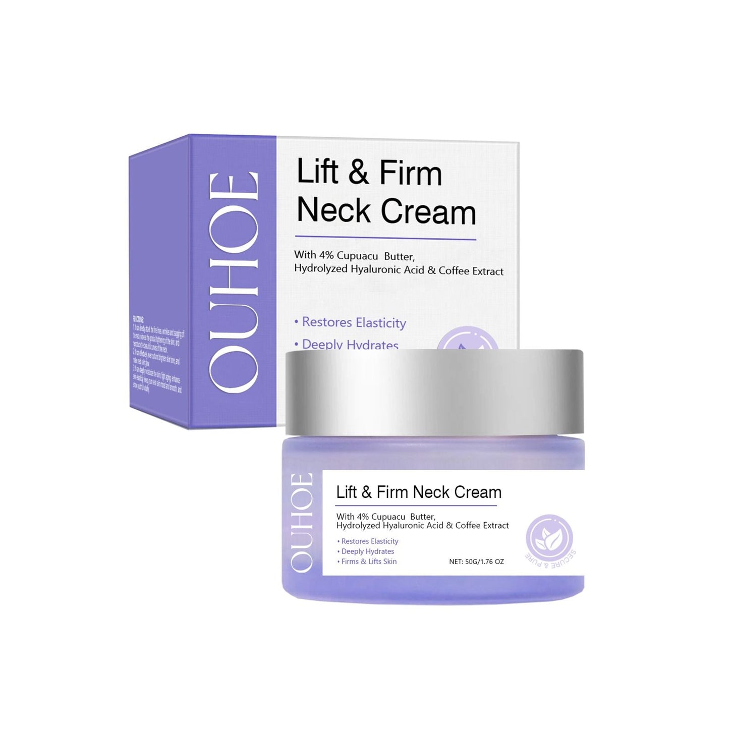 OUHOE Neck Skin Care Cream, Moisturizing And Firming Neck Skin Moisturizing And Refreshing Skin Care Cream