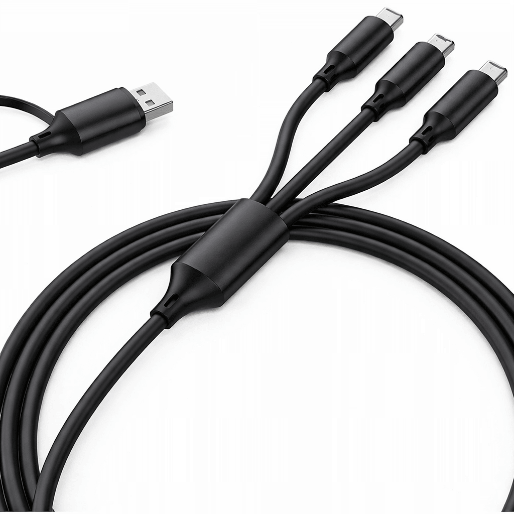 3P Experts Bold Dual  4 N 1 Charging Cable