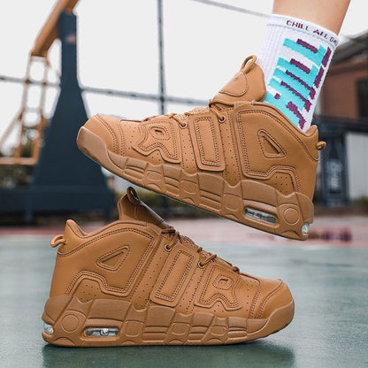 New men's and women's trend fashion personality basketball sneakers fashion match men's sneakers 5 colors