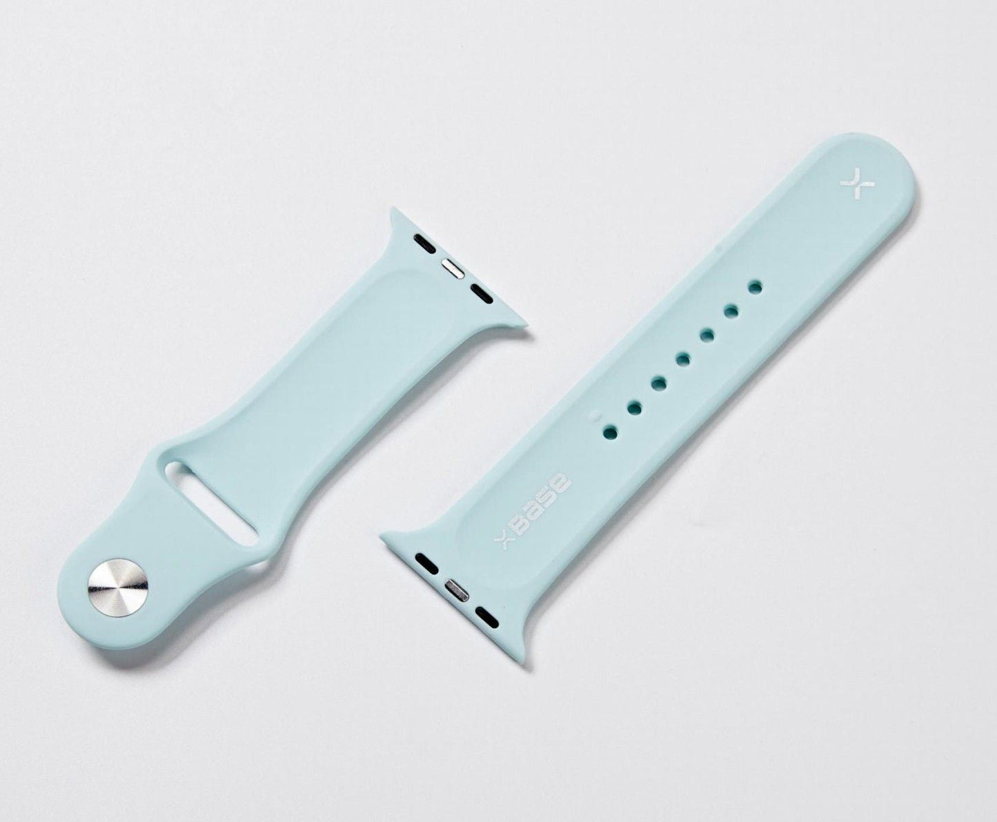 White Silicone Watch Band Made for Apple Watch - Large (42/44/45/49mm)