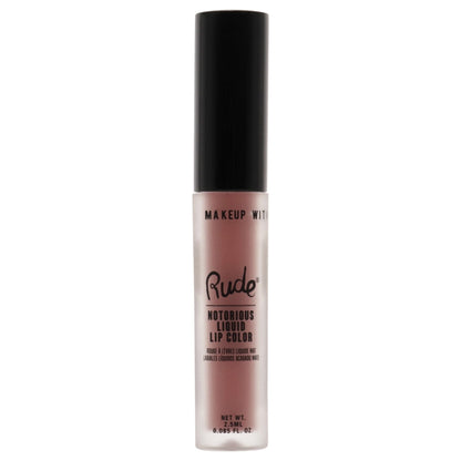 Notorious Rich Long Liquid Lip Color - Obscene Gesture by Rude Cosmetics for Women - 0.1 oz Lip Color