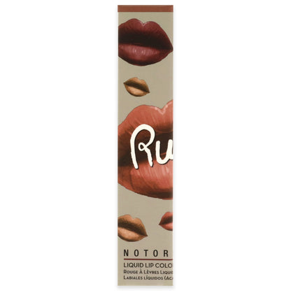 Notorious Rich Long Liquid Lip Color - Obscene Gesture by Rude Cosmetics for Women - 0.1 oz Lip Color