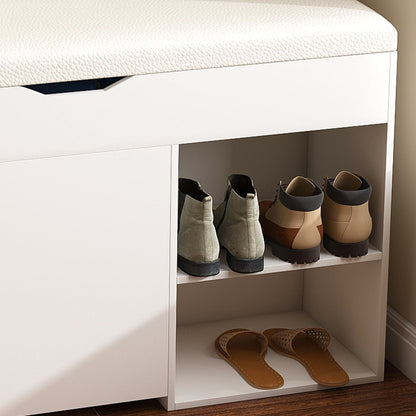 Entryway Bench with Shoe Storage,Adjustable 3-Tier Flip-Up Drawers & Hidden Cabinet,Space-Saving Shoe Organizer,Triple Storage and Modern Design,for Hallway and Living Room