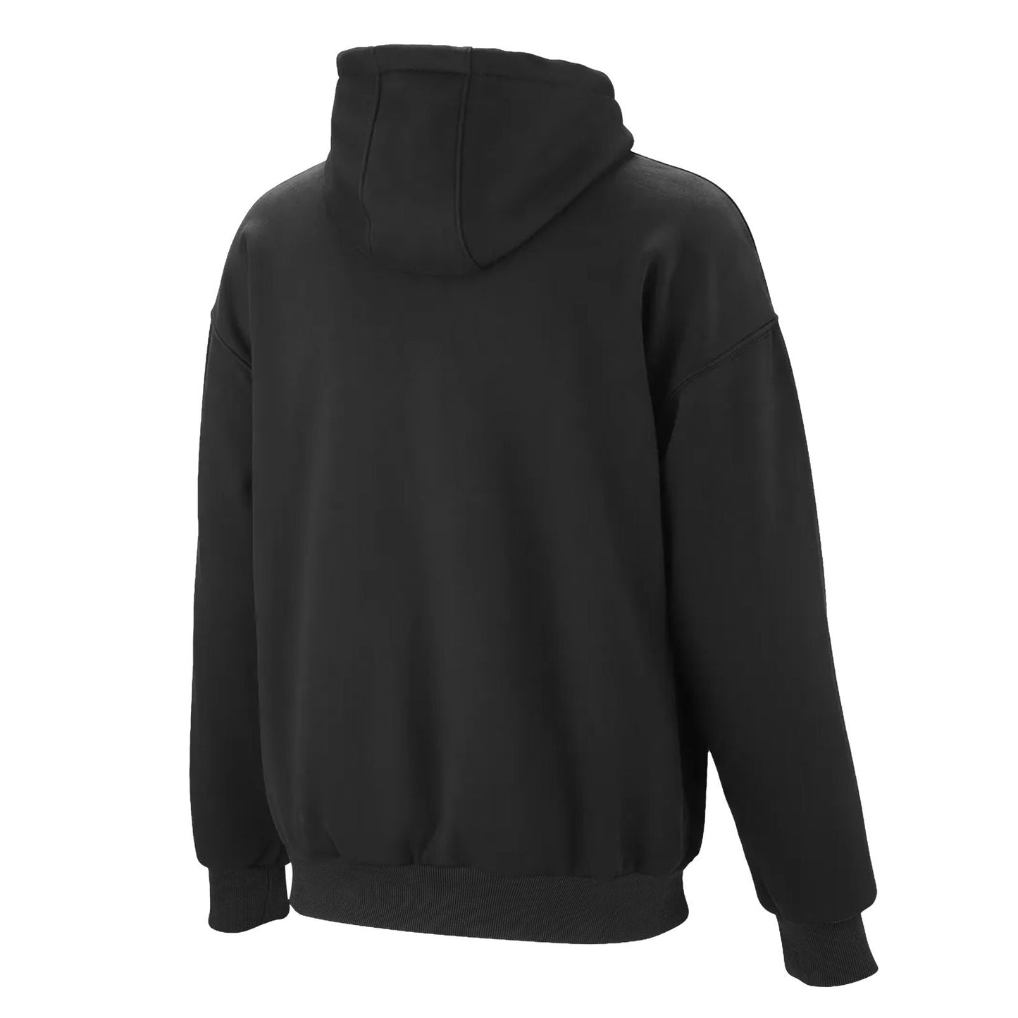 Heated Jacket Hoodie for Men Women, Heated Sweatshirt Unisex Full-Zip with 7.4V 16000mAh Power Bank Pack, 5 Heating Zones, 3 Temp Levels, 4-8H Warmth, for Winter Outdoor Camping, Black, XL Size