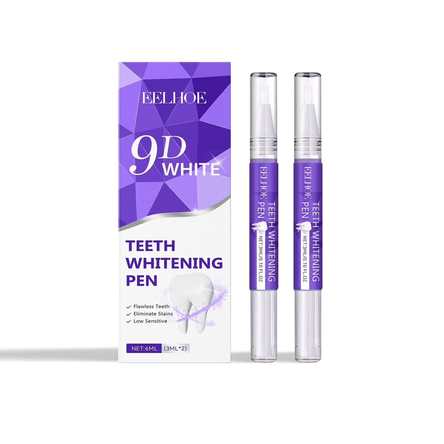 EELHOE(9d) Dental Brush Tooth Stain Removal Dental Care Oral Hygiene Dental Care Clean Fresh Breath