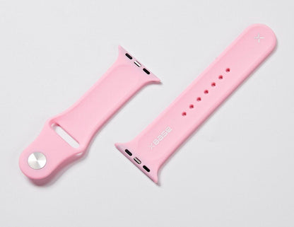 White Silicone Watch Band Made for Apple Watch - Large (42/44/45/49mm)