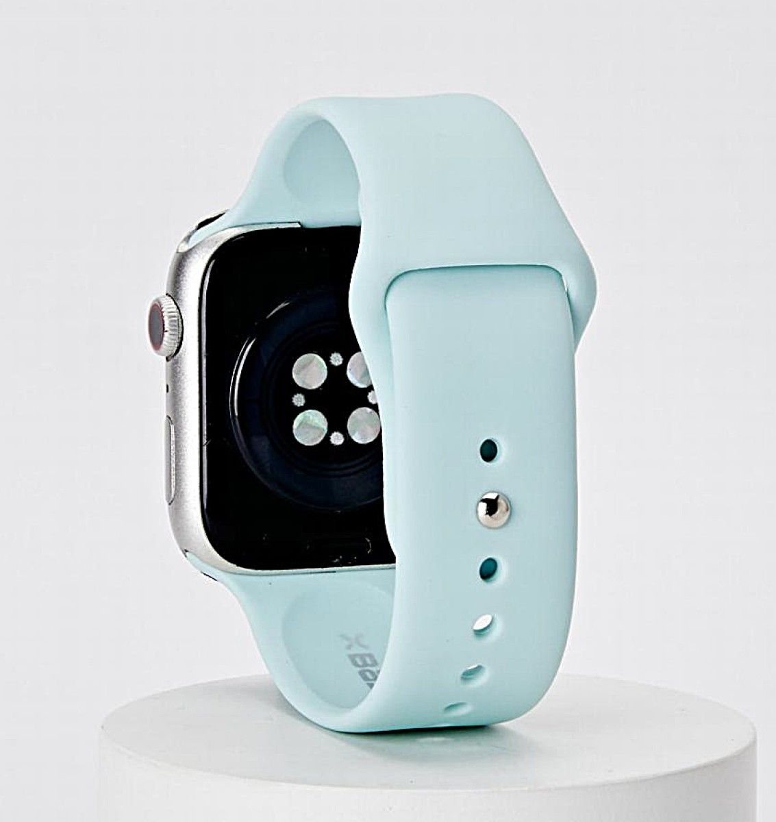 White Silicone Watch Band Made for Apple Watch - Large (42/44/45/49mm)